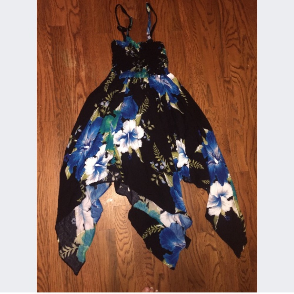 Xs-m Tropical stretchy sundress